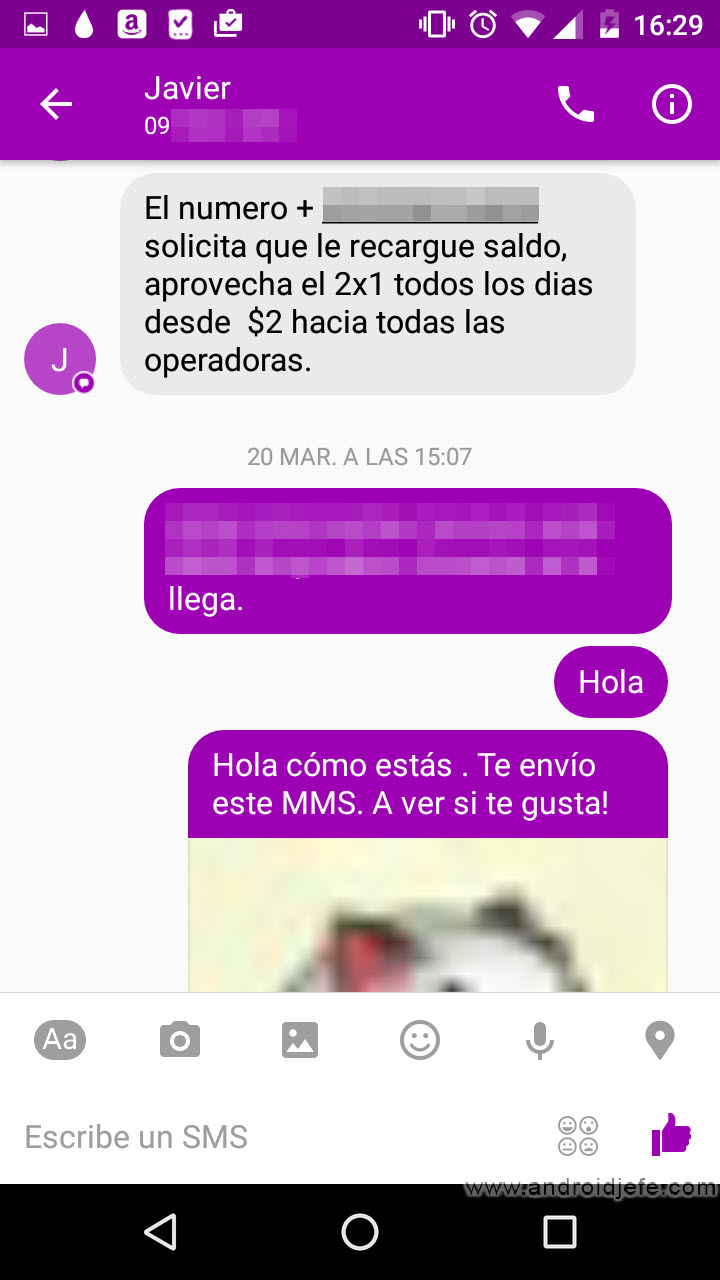 Activar Desactivar SMS Facebook Messenger • Android Jefe