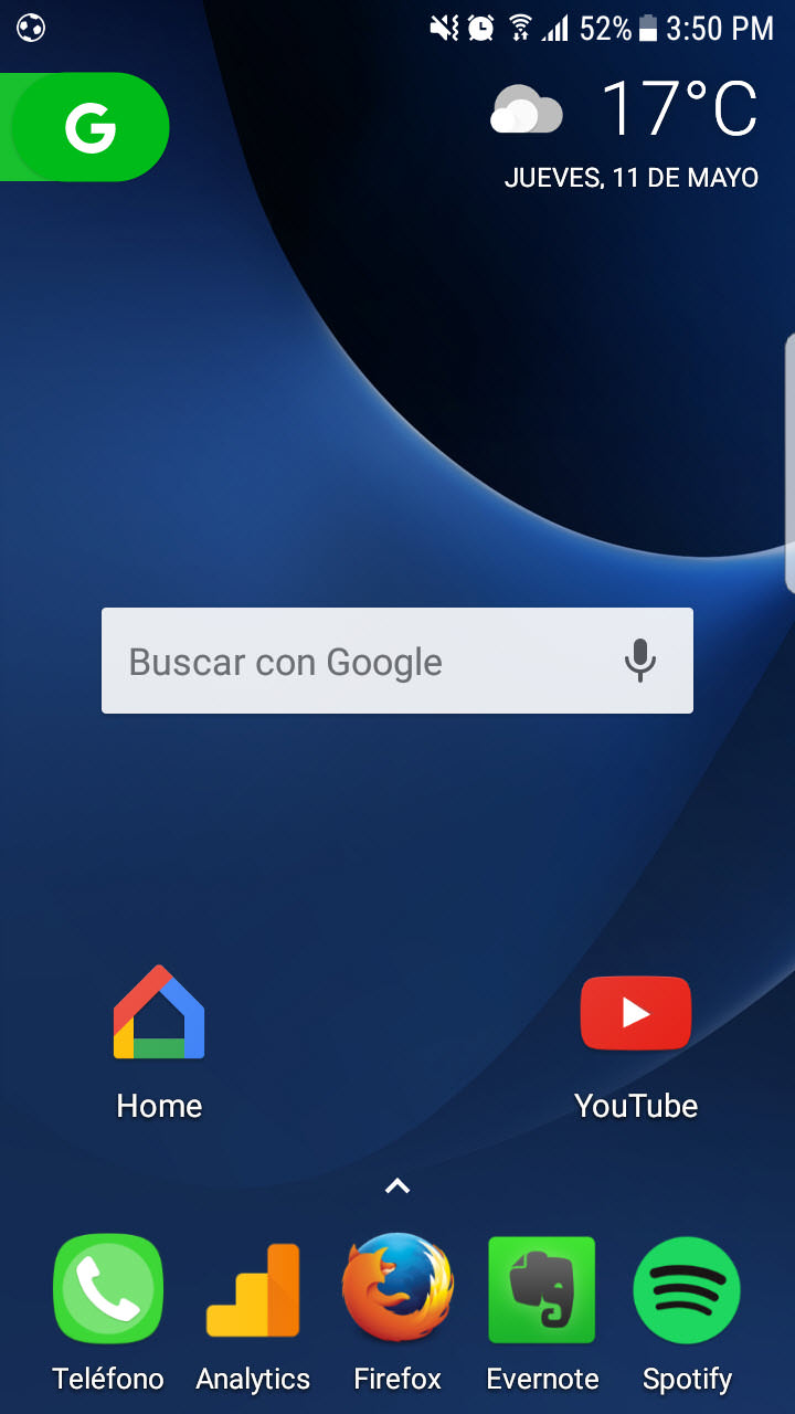Filtrado widget de Google Now en el sitio de soporte de Google