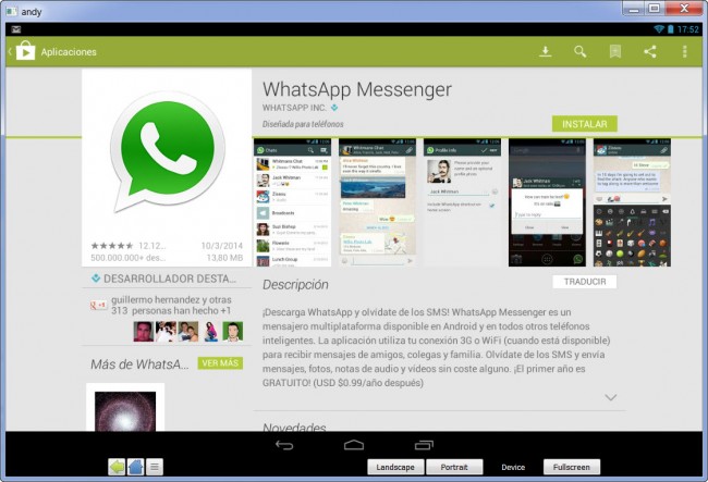 instalar whatsapp