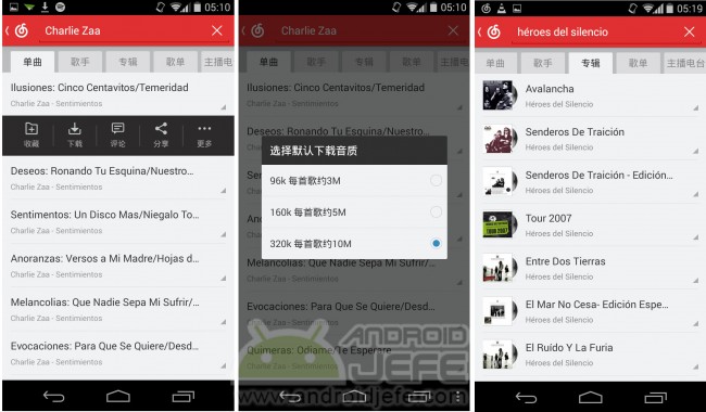 neteasy cloud music spotify chino