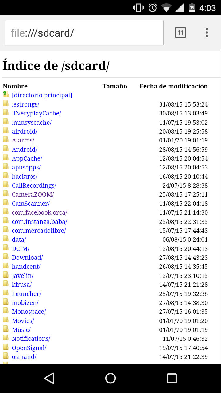 File Sdcard Truco Ver Archivos Whatsapp Media Images Dcim Etc