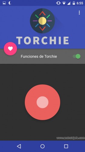 encender linterna con botones de volumen