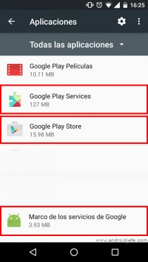 error play store aplicaciones