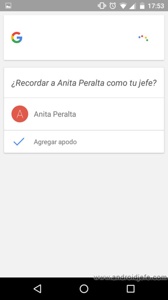 Ok Google Llama A Mi Novia