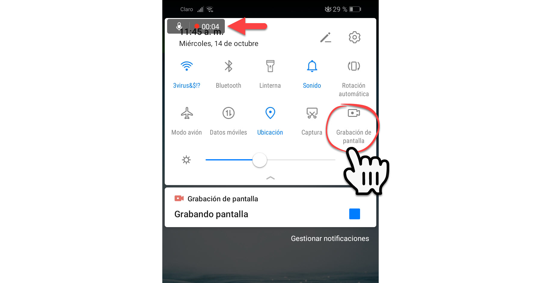 Cómo grabar la pantalla en dispositivos con Android
