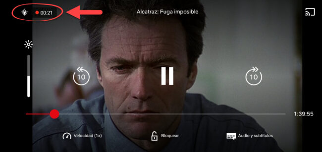 grabar pantalla netflix