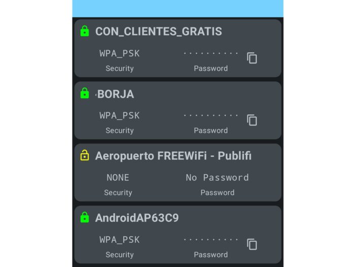 Ver contraseñas WiFi guardadas en Android