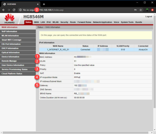 modem router config 1