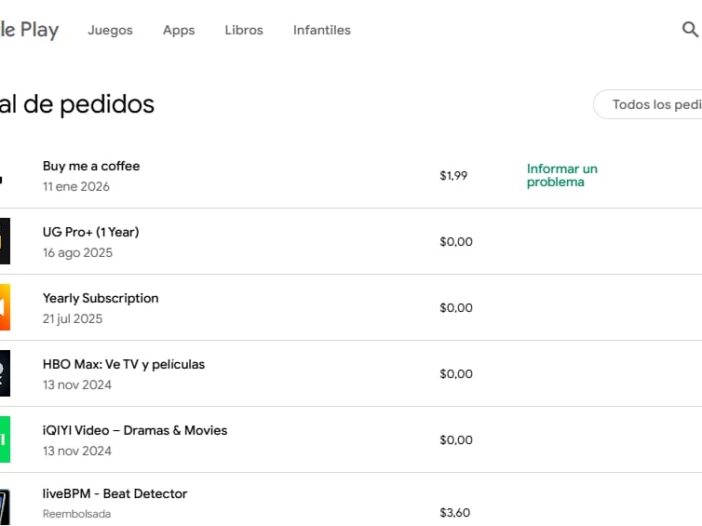 reembolso google play pedir devolucion
