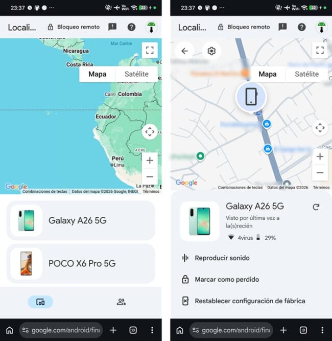 google localizador web