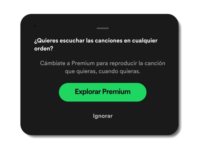 Spotify aleatorio premium