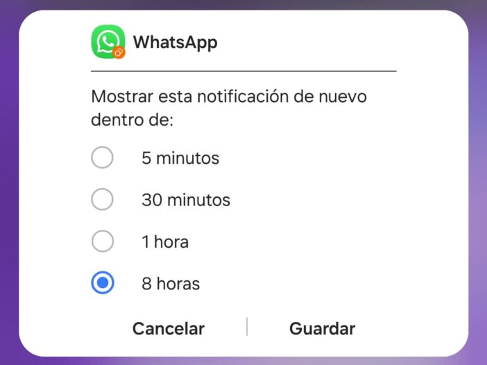 posponer notificaciones android