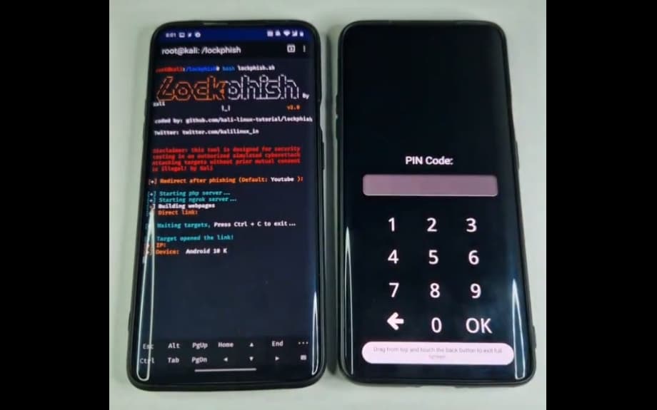 lockphish codigo de desbloqueo