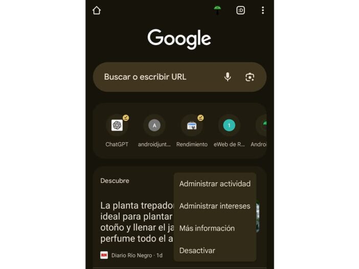 eliminar accesos directos nueva pestaña chrome
