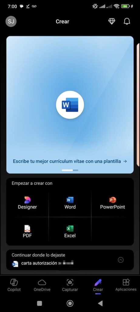 convertir a pdf m365