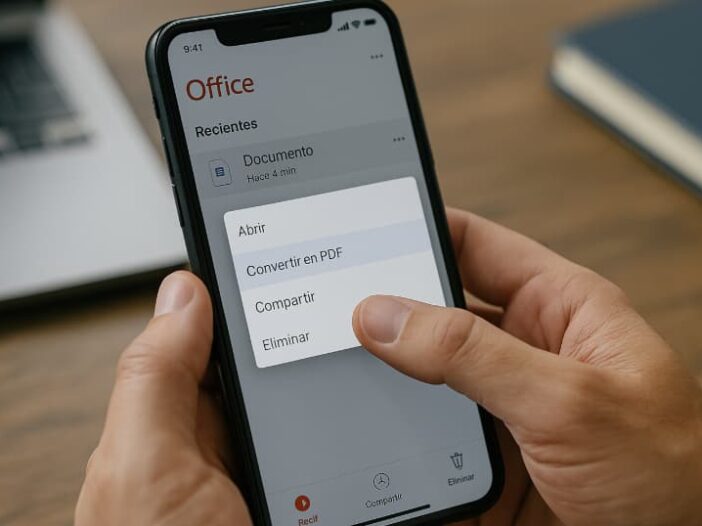 convertir en pdf office m365