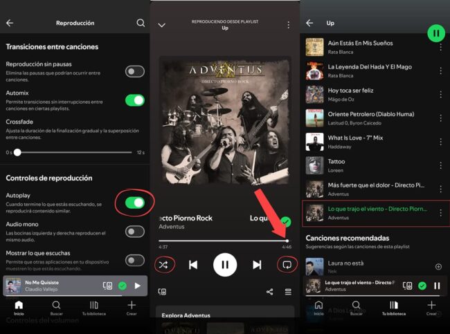 spotify radio de playlist