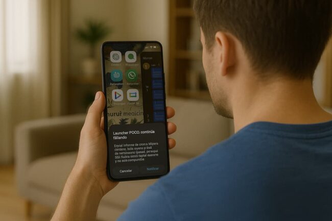 launcher poco continua fallando