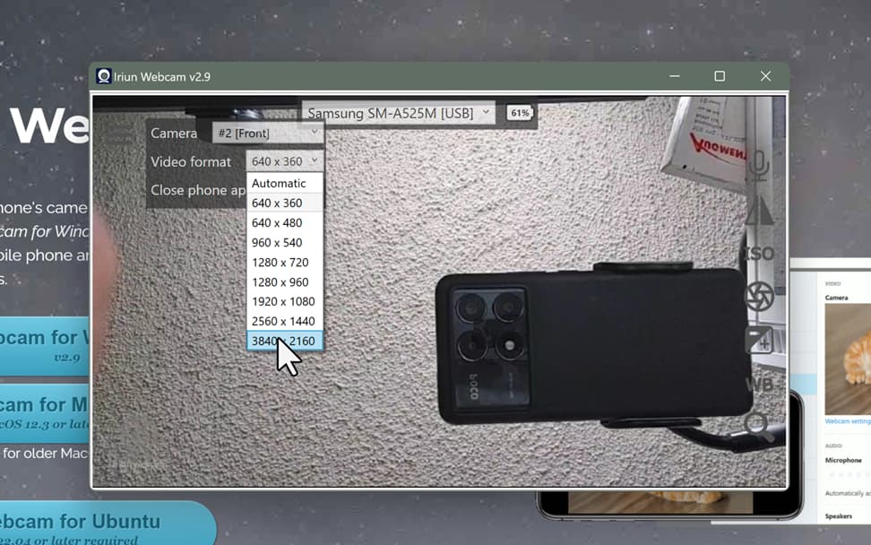 irium webcam 4k pro