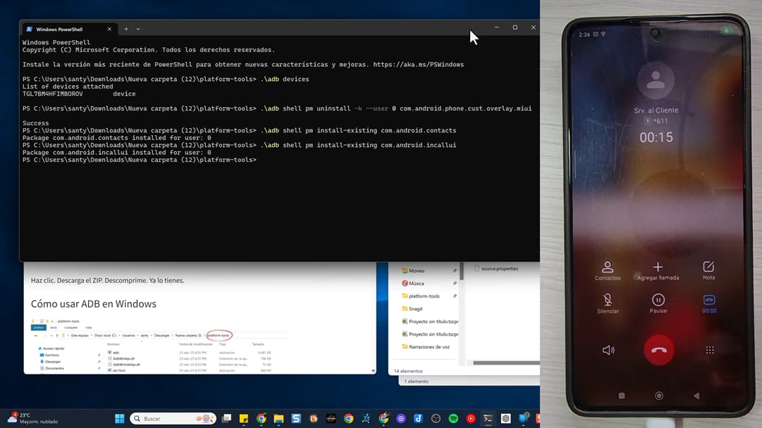 grabador de llamada xiaomi activar