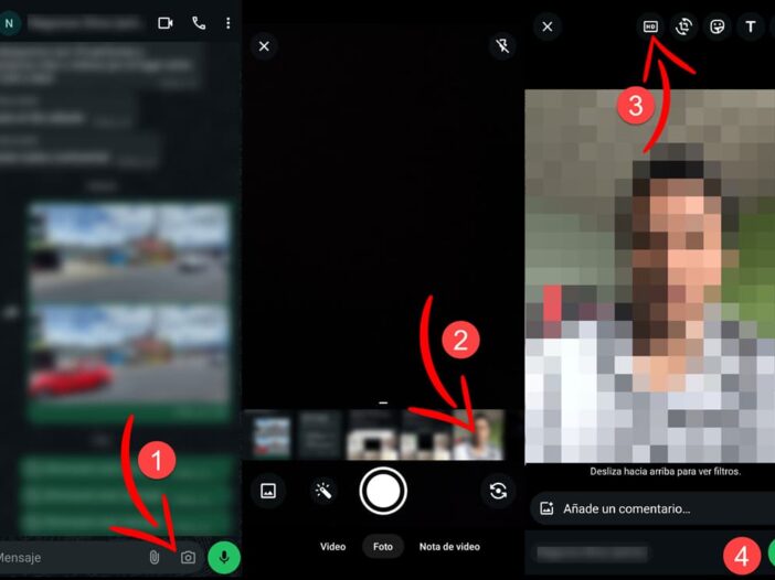 enviar fotos hd whatsapp