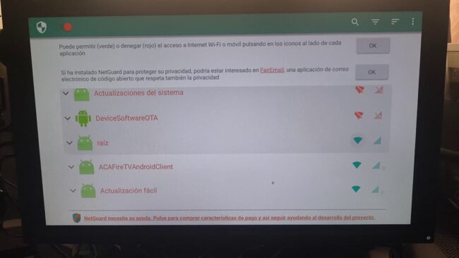 bloquear actualizacion software fire tv