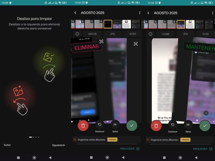 borrar fotos android