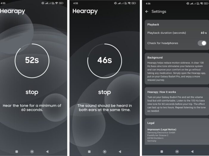 app mareos al viajar