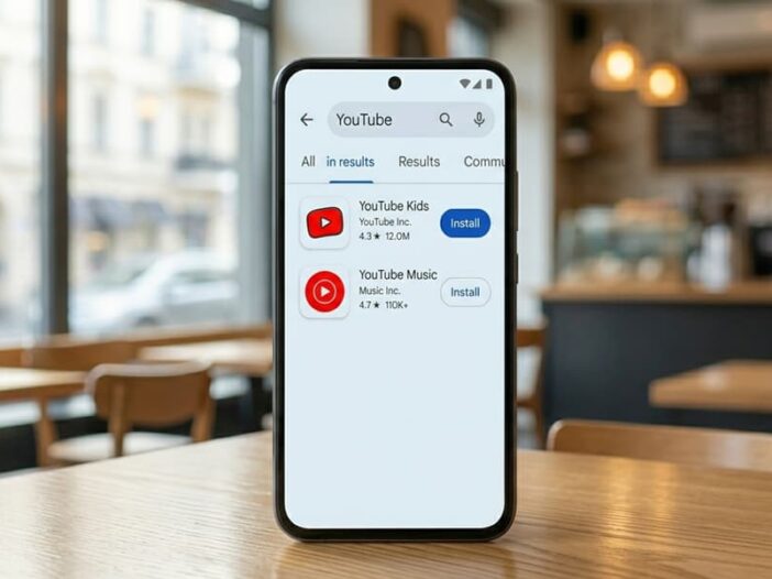 no encuentro youtube en play store