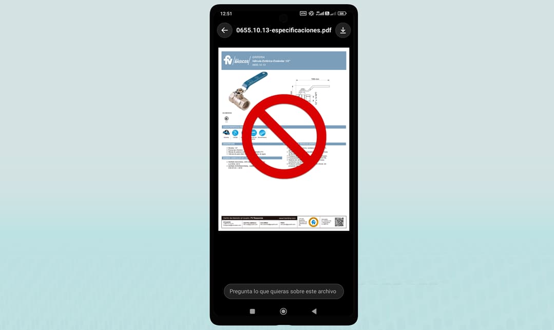 pdf no se ve bien en android