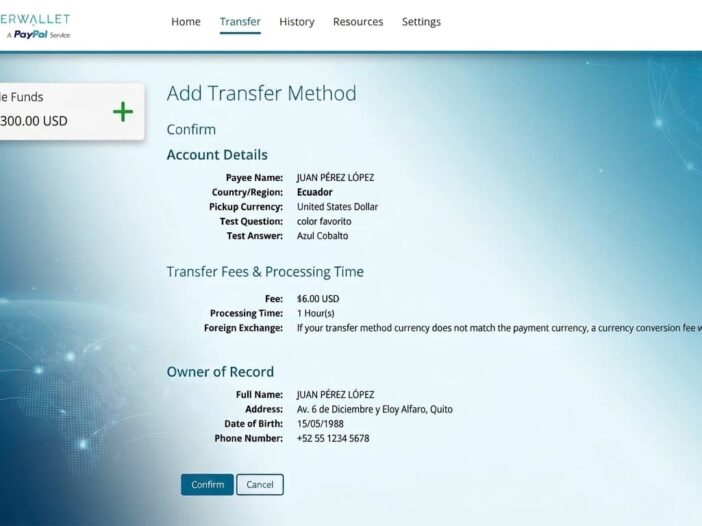 hyperwallet pago generado adsense