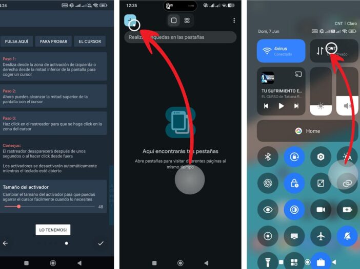 controlar android con una mano app