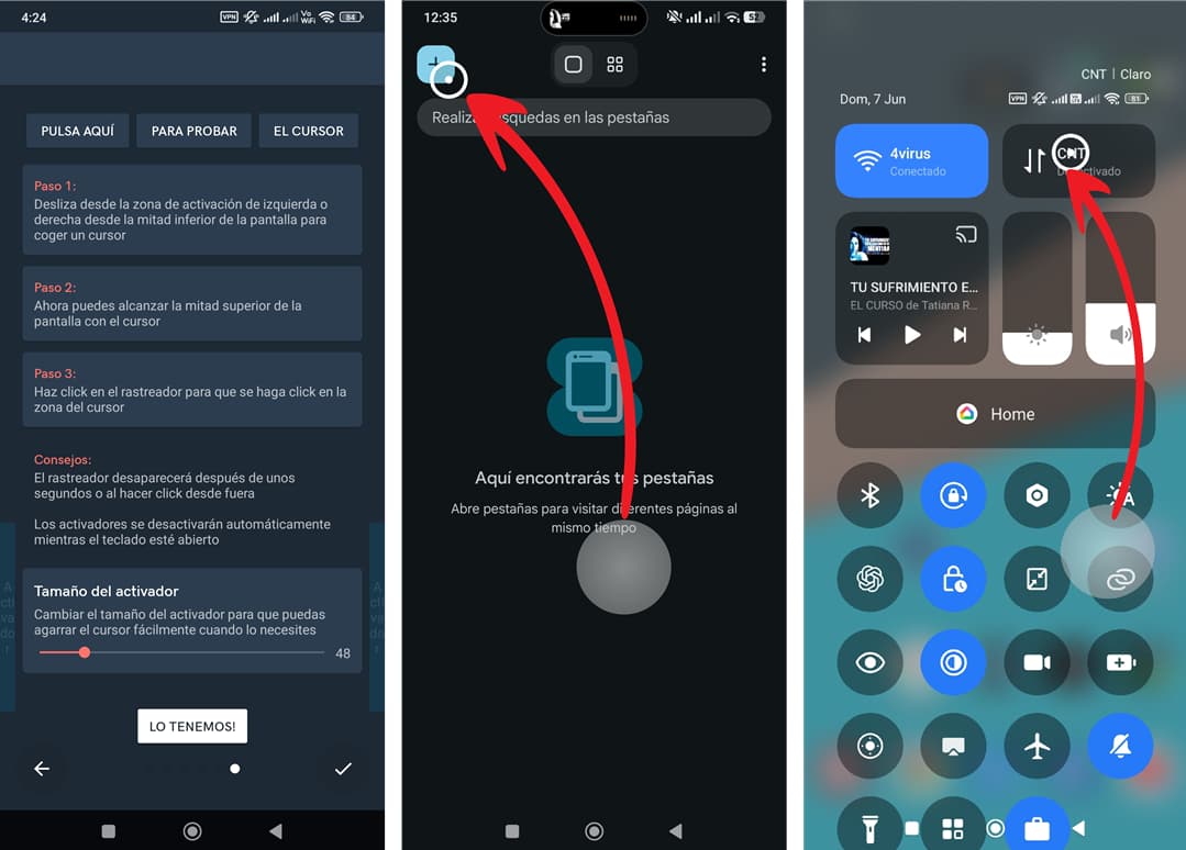controlar android con una mano app
