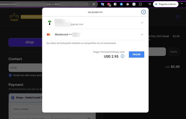 pagar online google pay