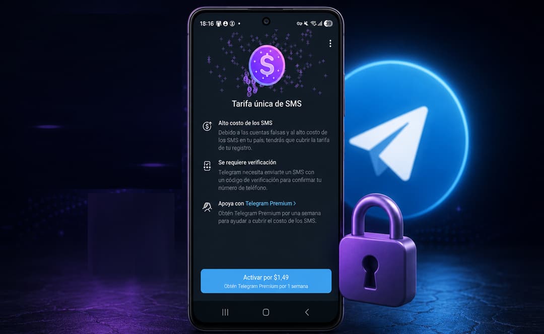activar telegram por 1.49