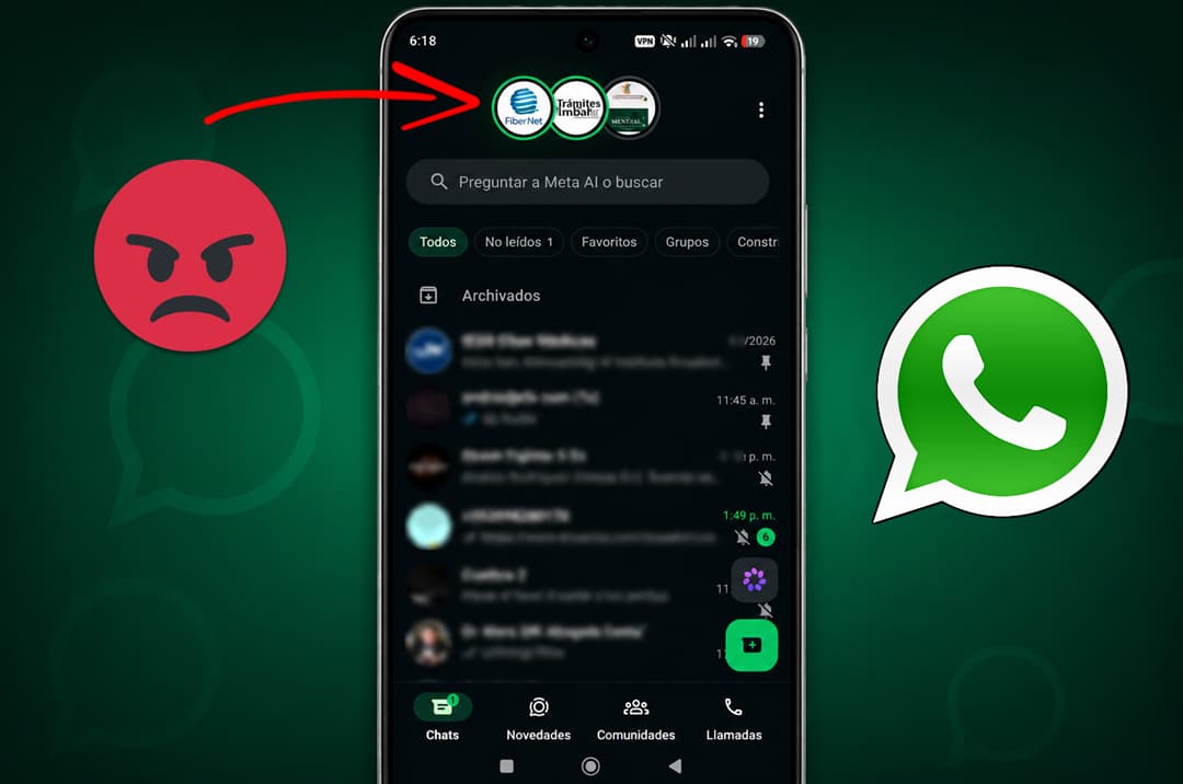 ocultar estados whatsapp
