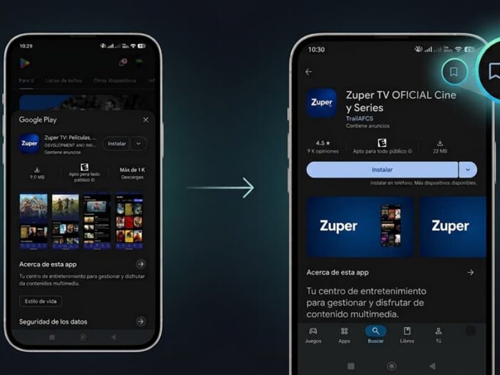 visualizar a pantalla completa play store
