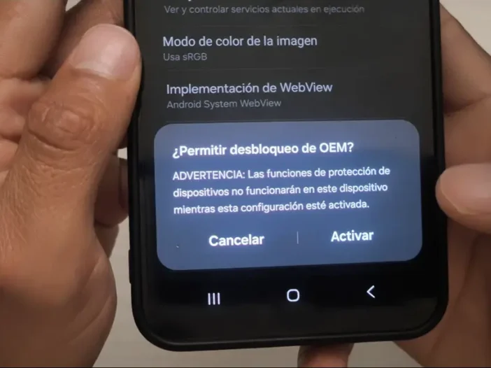 permitir desbloqueo de oem samsung galaxy